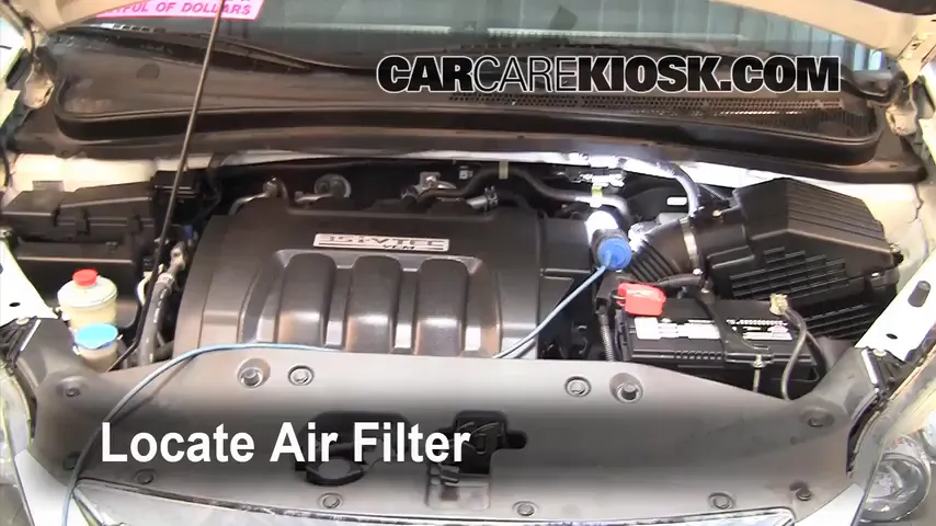 2007 Honda Odyssey EX 3.5L V6 Filtro de aire (motor)